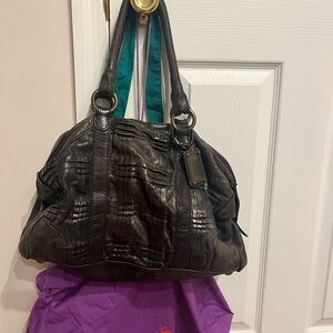 Authentic Boss leather shoulder bag w/ dust bag!